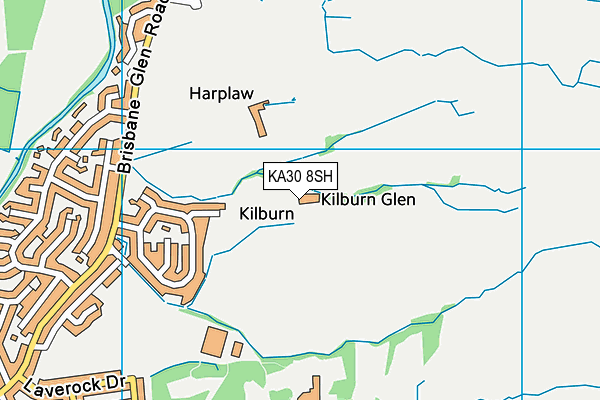 KA30 8SH map - OS VectorMap District (Ordnance Survey) KA30 8SH map - OS VectorMap District (Ordnance Survey)
