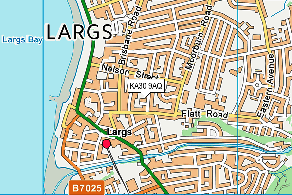 KA30 9AQ map - OS VectorMap District (Ordnance Survey) KA30 9AQ map - OS VectorMap District (Ordnance Survey)