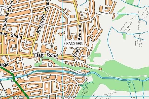 KA30 9EG map - OS VectorMap District (Ordnance Survey) KA30 9EG map - OS VectorMap District (Ordnance Survey)