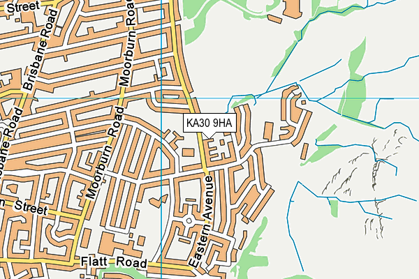 KA30 9HA map - OS VectorMap District (Ordnance Survey) KA30 9HA map - OS VectorMap District (Ordnance Survey)