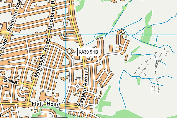 KA30 9HB map - OS VectorMap District (Ordnance Survey) KA30 9HB map - OS VectorMap District (Ordnance Survey)