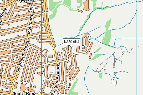 KA30 9HJ map - OS VectorMap District (Ordnance Survey) KA30 9HJ map - OS VectorMap District (Ordnance Survey)