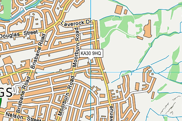 KA30 9HQ map - OS VectorMap District (Ordnance Survey) KA30 9HQ map - OS VectorMap District (Ordnance Survey)