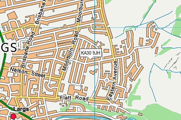 KA30 9JH map - OS VectorMap District (Ordnance Survey) KA30 9JH map - OS VectorMap District (Ordnance Survey)