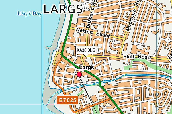 KA30 9LG map - OS VectorMap District (Ordnance Survey) KA30 9LG map - OS VectorMap District (Ordnance Survey)