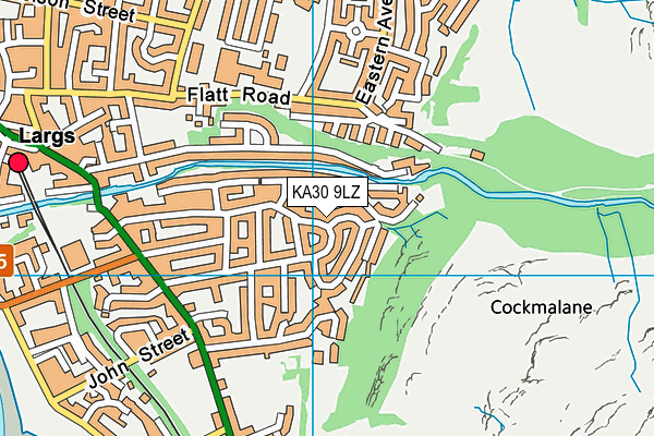 KA30 9LZ map - OS VectorMap District (Ordnance Survey) KA30 9LZ map - OS VectorMap District (Ordnance Survey)