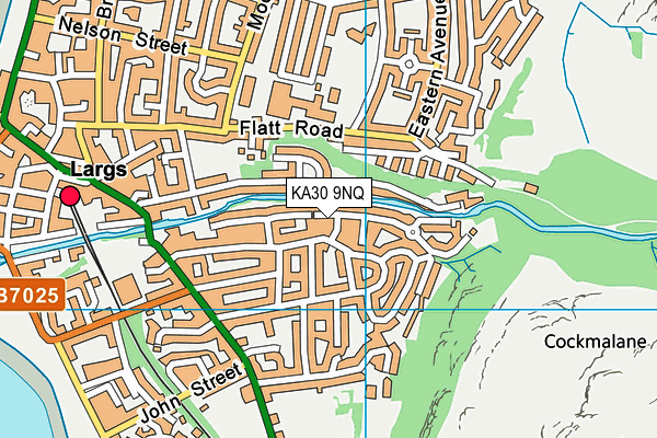KA30 9NQ map - OS VectorMap District (Ordnance Survey) KA30 9NQ map - OS VectorMap District (Ordnance Survey)