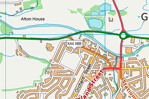KA4 8BB map - OS VectorMap District (Ordnance Survey) KA4 8BB map - OS VectorMap District (Ordnance Survey)