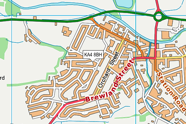 KA4 8BH map - OS VectorMap District (Ordnance Survey) KA4 8BH map - OS VectorMap District (Ordnance Survey)