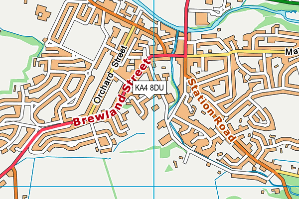 KA4 8DU map - OS VectorMap District (Ordnance Survey) KA4 8DU map - OS VectorMap District (Ordnance Survey)