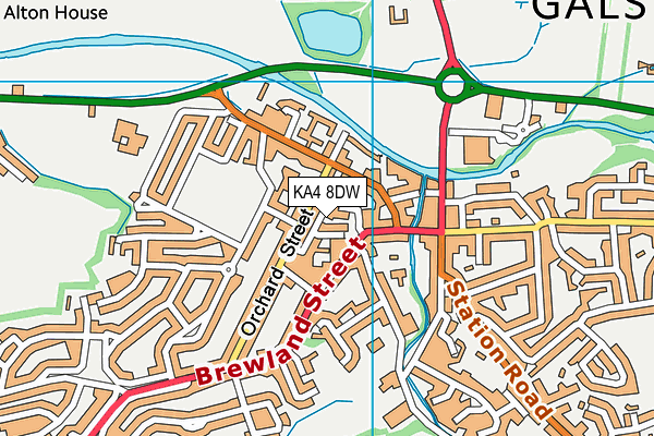 KA4 8DW map - OS VectorMap District (Ordnance Survey) KA4 8DW map - OS VectorMap District (Ordnance Survey)
