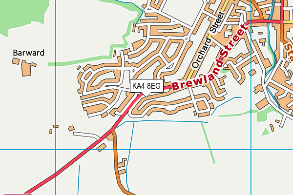 KA4 8EG map - OS VectorMap District (Ordnance Survey) KA4 8EG map - OS VectorMap District (Ordnance Survey)