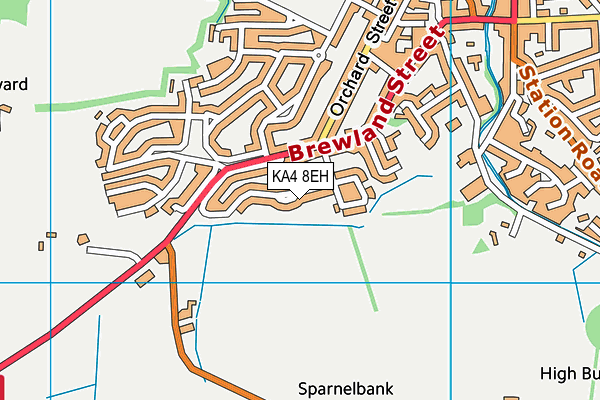 KA4 8EH map - OS VectorMap District (Ordnance Survey) KA4 8EH map - OS VectorMap District (Ordnance Survey)