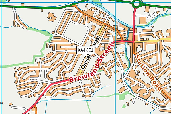 KA4 8EJ map - OS VectorMap District (Ordnance Survey) KA4 8EJ map - OS VectorMap District (Ordnance Survey)