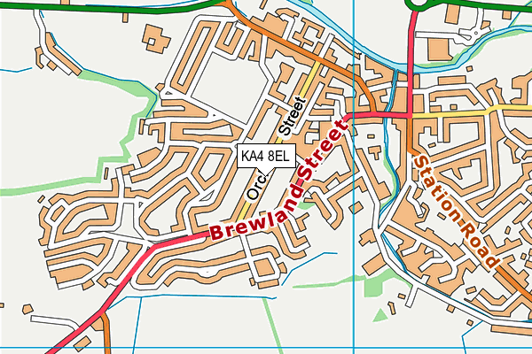 KA4 8EL map - OS VectorMap District (Ordnance Survey) KA4 8EL map - OS VectorMap District (Ordnance Survey)