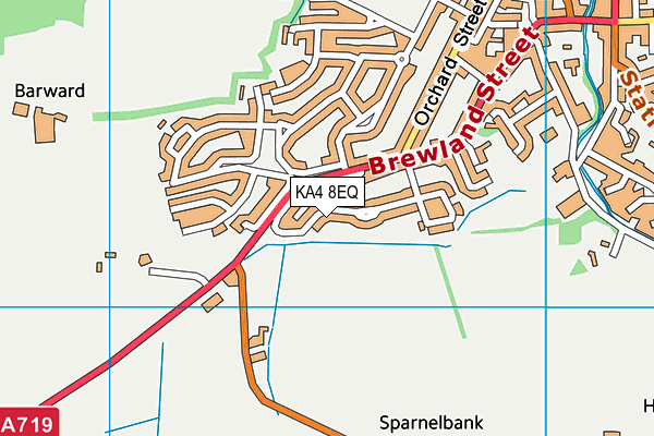 KA4 8EQ map - OS VectorMap District (Ordnance Survey) KA4 8EQ map - OS VectorMap District (Ordnance Survey)