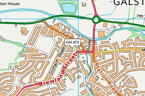 KA4 8FA map - OS VectorMap District (Ordnance Survey) KA4 8FA map - OS VectorMap District (Ordnance Survey)