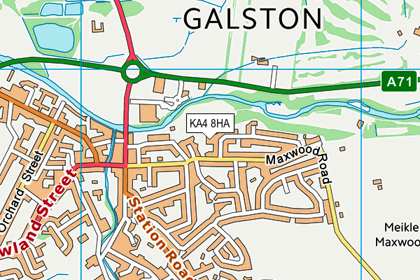 KA4 8HA map - OS VectorMap District (Ordnance Survey) KA4 8HA map - OS VectorMap District (Ordnance Survey)
