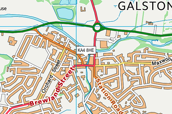 KA4 8HE map - OS VectorMap District (Ordnance Survey) KA4 8HE map - OS VectorMap District (Ordnance Survey)