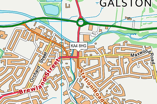 KA4 8HG map - OS VectorMap District (Ordnance Survey) KA4 8HG map - OS VectorMap District (Ordnance Survey)
