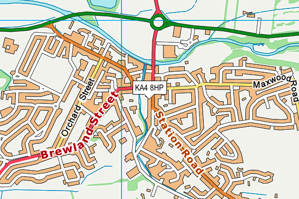 KA4 8HP map - OS VectorMap District (Ordnance Survey) KA4 8HP map - OS VectorMap District (Ordnance Survey)