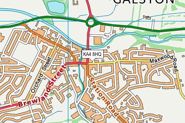 KA4 8HQ map - OS VectorMap District (Ordnance Survey) KA4 8HQ map - OS VectorMap District (Ordnance Survey)
