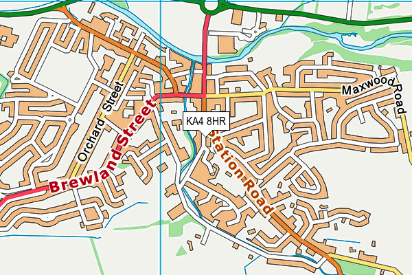 KA4 8HR map - OS VectorMap District (Ordnance Survey) KA4 8HR map - OS VectorMap District (Ordnance Survey)