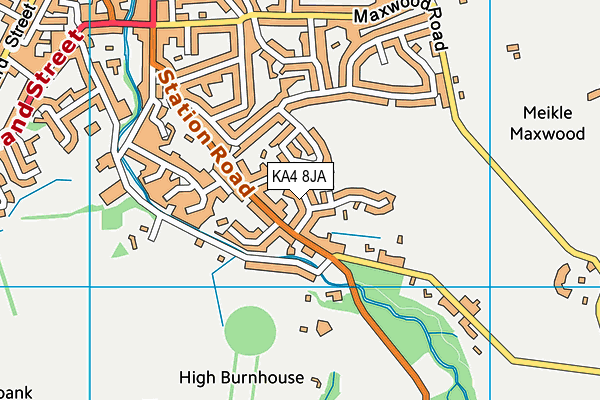 KA4 8JA map - OS VectorMap District (Ordnance Survey) KA4 8JA map - OS VectorMap District (Ordnance Survey)