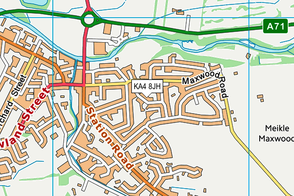 KA4 8JH map - OS VectorMap District (Ordnance Survey) KA4 8JH map - OS VectorMap District (Ordnance Survey)