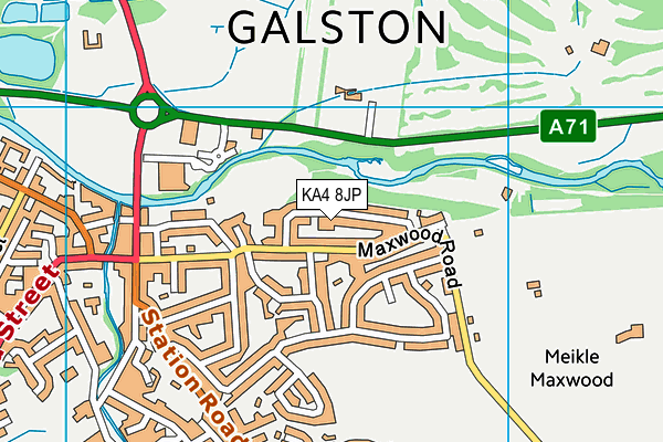 KA4 8JP map - OS VectorMap District (Ordnance Survey) KA4 8JP map - OS VectorMap District (Ordnance Survey)