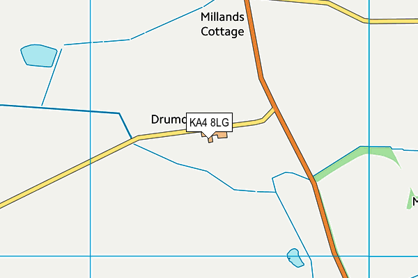 KA4 8LG map - OS VectorMap District (Ordnance Survey) KA4 8LG map - OS VectorMap District (Ordnance Survey)