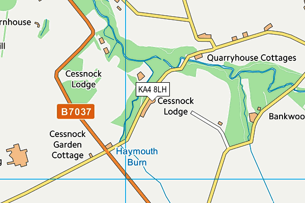 KA4 8LH map - OS VectorMap District (Ordnance Survey) KA4 8LH map - OS VectorMap District (Ordnance Survey)