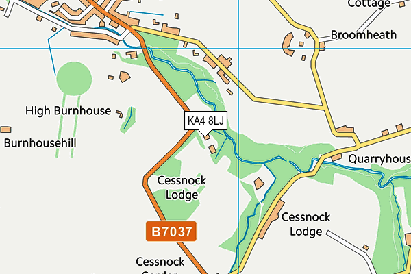 KA4 8LJ map - OS VectorMap District (Ordnance Survey) KA4 8LJ map - OS VectorMap District (Ordnance Survey)