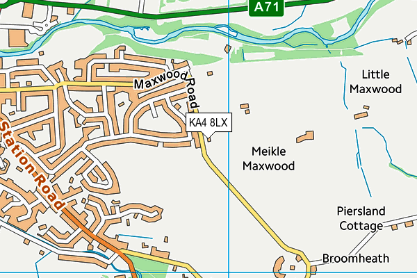 KA4 8LX map - OS VectorMap District (Ordnance Survey) KA4 8LX map - OS VectorMap District (Ordnance Survey)