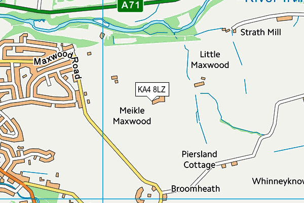 KA4 8LZ map - OS VectorMap District (Ordnance Survey) KA4 8LZ map - OS VectorMap District (Ordnance Survey)