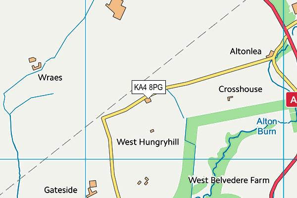 KA4 8PG map - OS VectorMap District (Ordnance Survey) KA4 8PG map - OS VectorMap District (Ordnance Survey)
