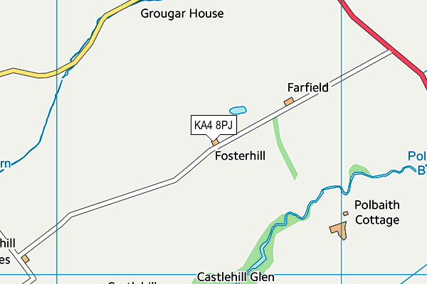 KA4 8PJ map - OS VectorMap District (Ordnance Survey)