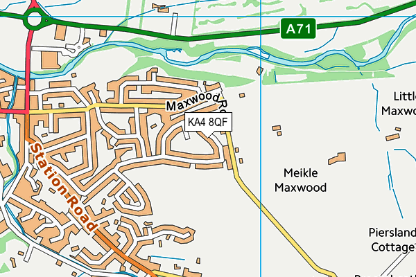 KA4 8QF map - OS VectorMap District (Ordnance Survey) KA4 8QF map - OS VectorMap District (Ordnance Survey)