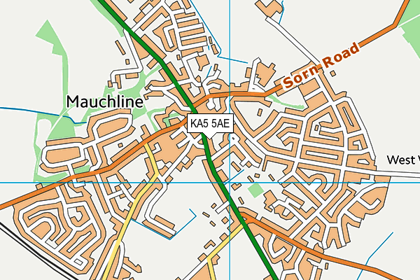 KA5 5AE map - OS VectorMap District (Ordnance Survey) KA5 5AE map - OS VectorMap District (Ordnance Survey)
