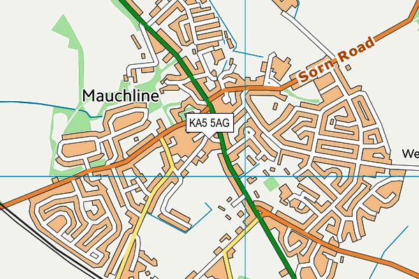 KA5 5AG map - OS VectorMap District (Ordnance Survey) KA5 5AG map - OS VectorMap District (Ordnance Survey)