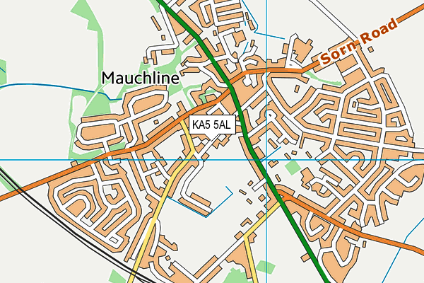 KA5 5AL map - OS VectorMap District (Ordnance Survey) KA5 5AL map - OS VectorMap District (Ordnance Survey)