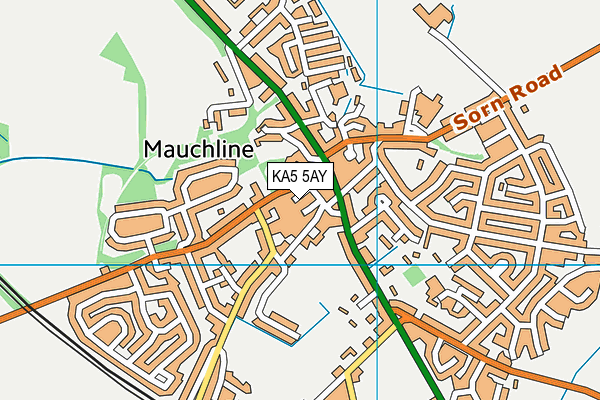 KA5 5AY map - OS VectorMap District (Ordnance Survey) KA5 5AY map - OS VectorMap District (Ordnance Survey)