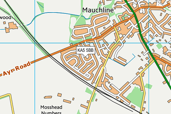 KA5 5BB map - OS VectorMap District (Ordnance Survey) KA5 5BB map - OS VectorMap District (Ordnance Survey)