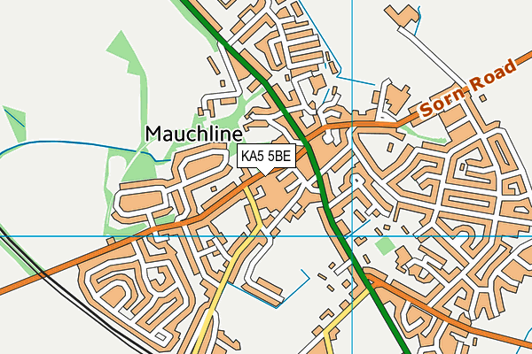 KA5 5BE map - OS VectorMap District (Ordnance Survey) KA5 5BE map - OS VectorMap District (Ordnance Survey)