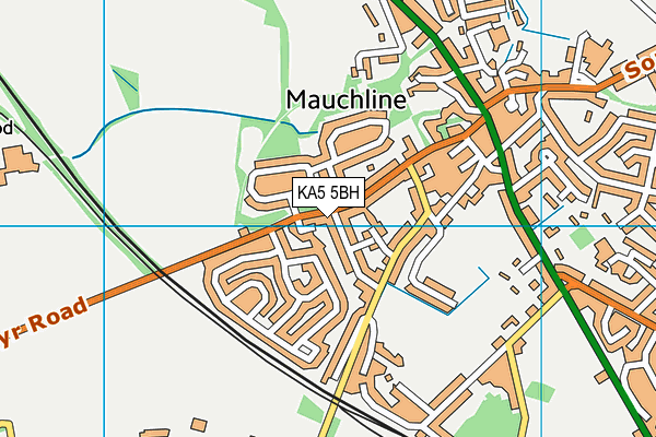 KA5 5BH map - OS VectorMap District (Ordnance Survey) KA5 5BH map - OS VectorMap District (Ordnance Survey)