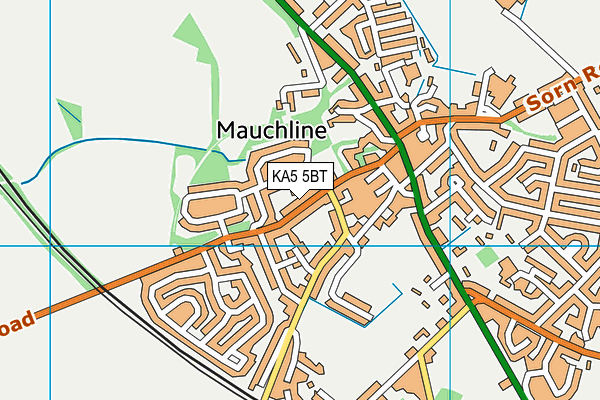 KA5 5BT map - OS VectorMap District (Ordnance Survey) KA5 5BT map - OS VectorMap District (Ordnance Survey)