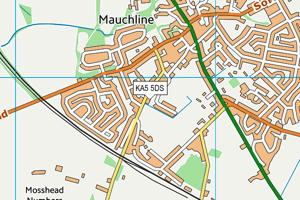 KA5 5DS map - OS VectorMap District (Ordnance Survey) KA5 5DS map - OS VectorMap District (Ordnance Survey)