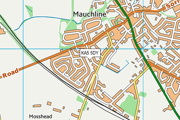 KA5 5DY map - OS VectorMap District (Ordnance Survey) KA5 5DY map - OS VectorMap District (Ordnance Survey)