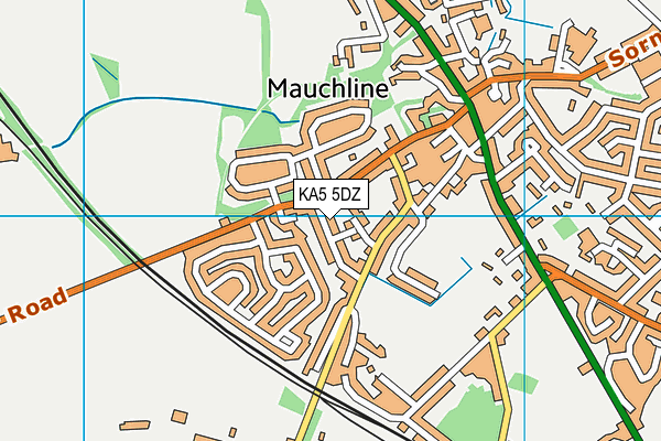 KA5 5DZ map - OS VectorMap District (Ordnance Survey) KA5 5DZ map - OS VectorMap District (Ordnance Survey)