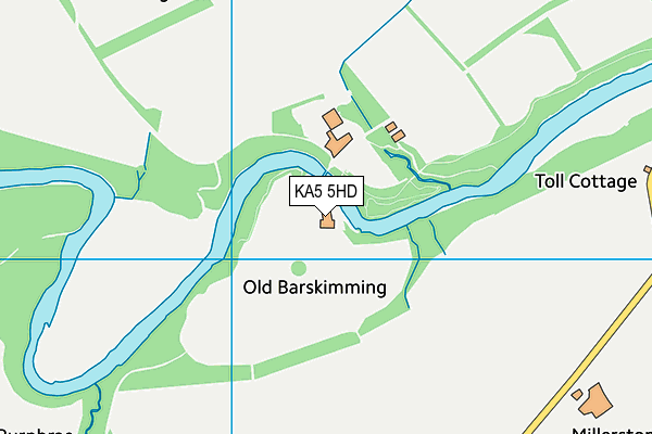 KA5 5HD map - OS VectorMap District (Ordnance Survey) KA5 5HD map - OS VectorMap District (Ordnance Survey)